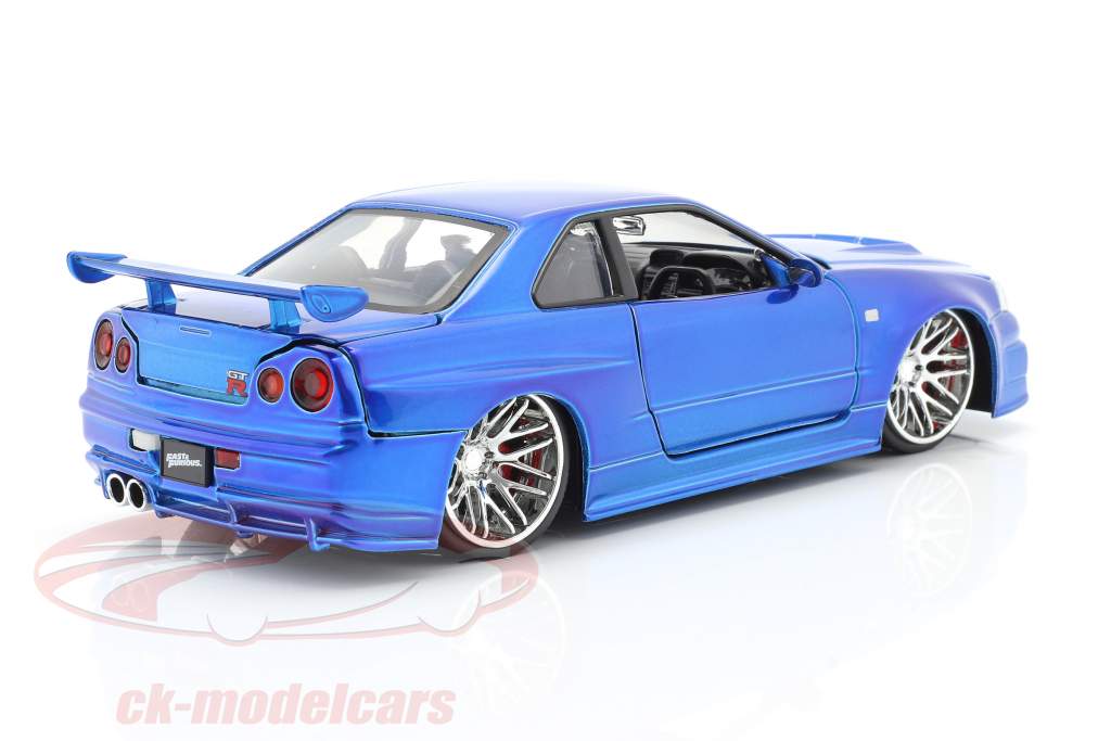 Jadatoys 1:24 Brian´s Nissan Skyline GT-R (R34) Fast と