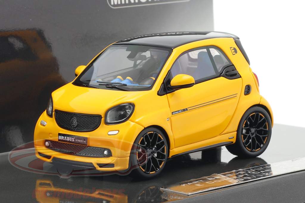 Smart Brabus Ultimate 125 E Concept Car IAA 2017 Jaune 1:43 Minichamps