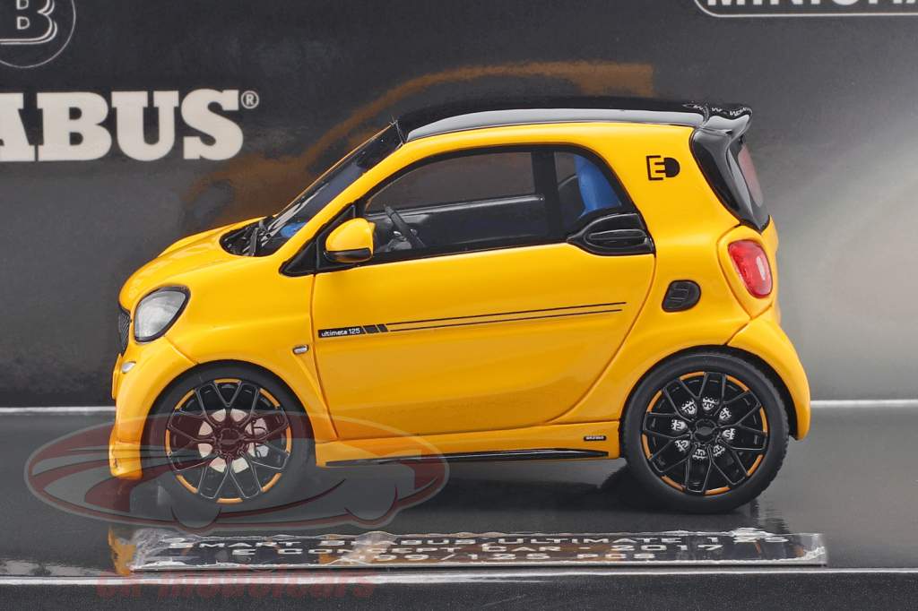 Smart Brabus Ultimate 125 E Concept Car IAA 2017 Jaune 1:43 Minichamps