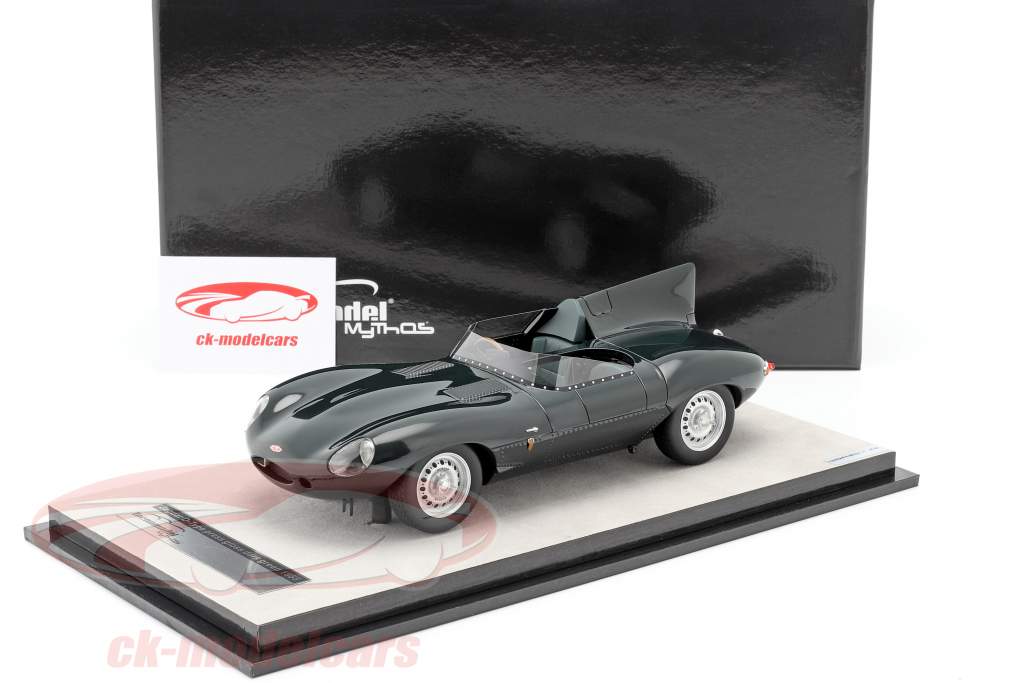 Jaguar D-Type stampa versione 1957 Britannico da corsa verde 1:18 Tecnomodel