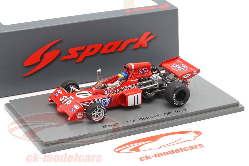 Ronnie Peterson March 721X #11 belga GP formula 1 1972 1:43 Spark