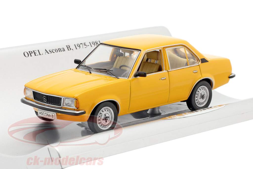 Opel Ascona B 4-door year 1975-1981 orange 1:43 Schuco
