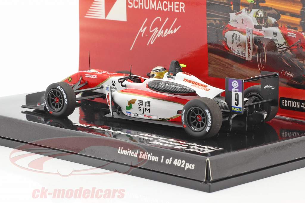 Mick Schumacher Dallara F317 #9 5th Macau GP 2018 1:43 Minichamps