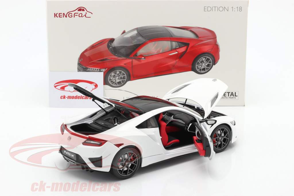 K-POP・アジア cabsvariety.com KengFai 1:18 Honda Acura NSX LHD white KF000503 model car