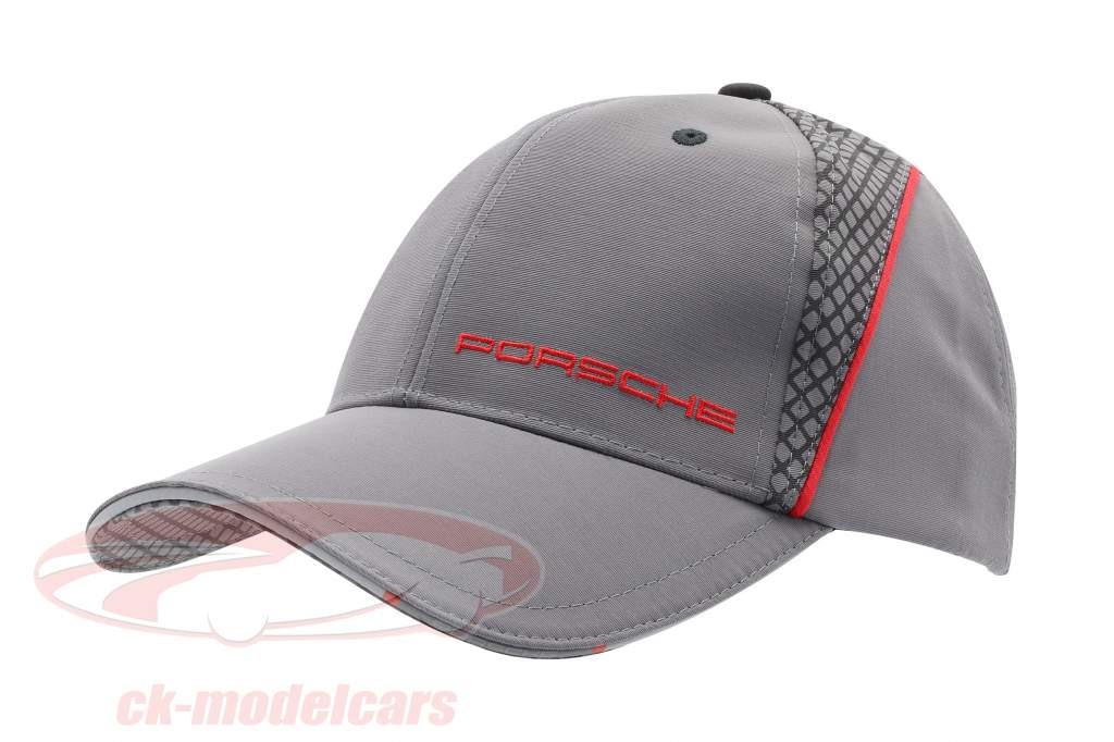 Porsche Baseball-Cap Racing Collection cinzento / vermelho