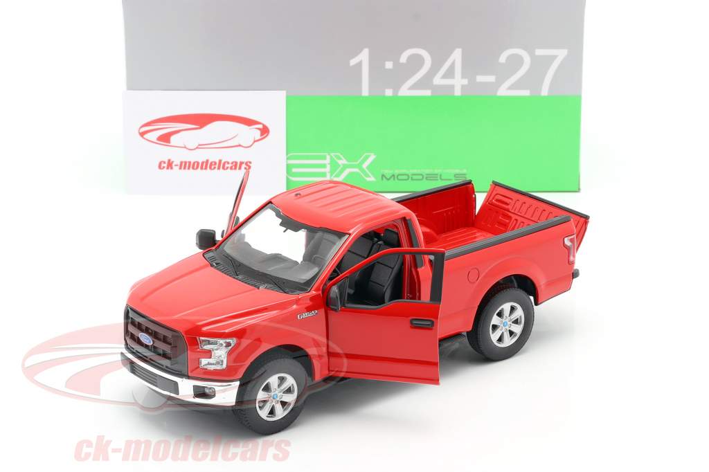 Ford F-150 Regular Cab anno 2015 rosso 1:24 Welly