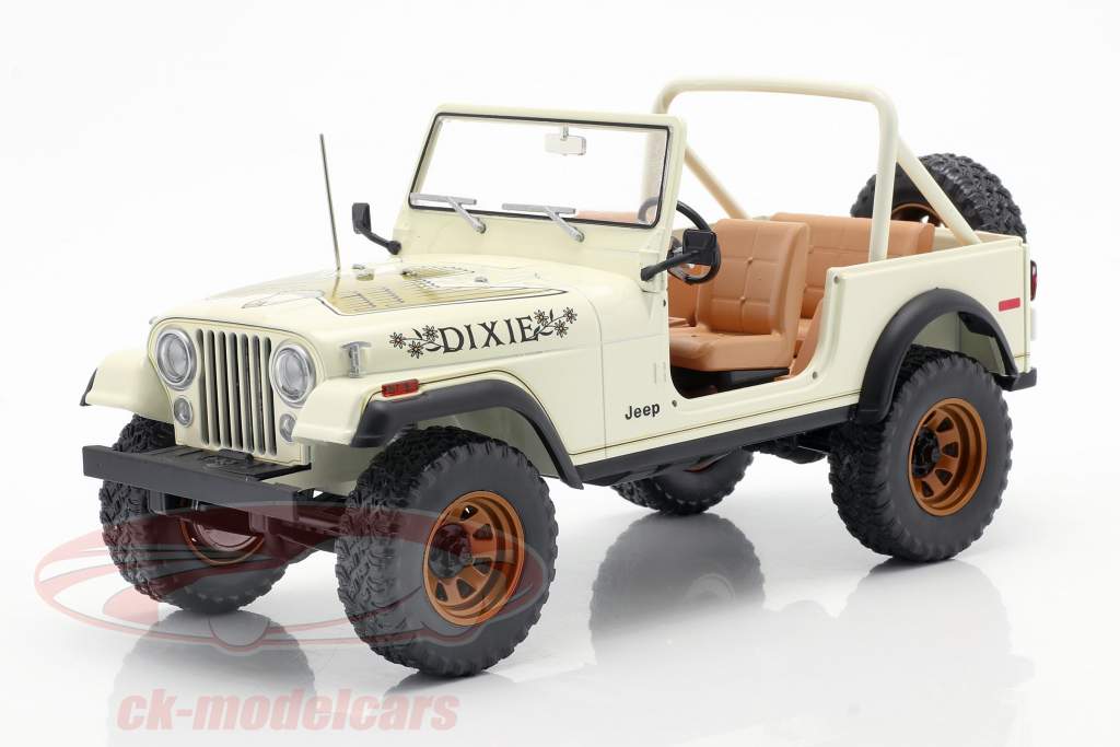 Jeep CJ-7 Dixie Año de construcción 1979 Blanco 1:18 Greenlight