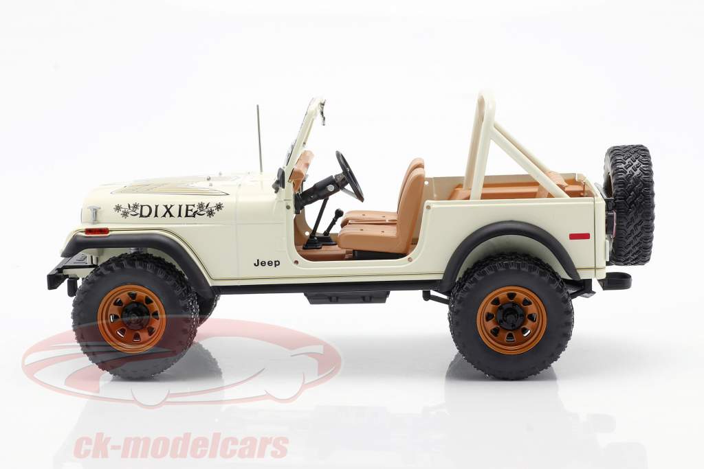 Jeep CJ-7 Dixie Año de construcción 1979 Blanco 1:18 Greenlight