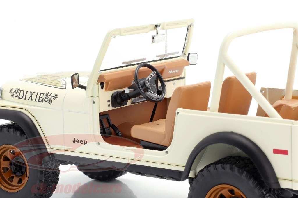 Jeep CJ-7 Dixie Año de construcción 1979 Blanco 1:18 Greenlight
