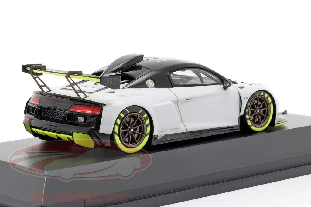 Audi R8 LMS GT2 Presentazione Car Grigio / nero / verde chiaro 1:43 Spark