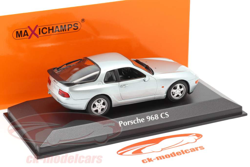 Porsche 968 CS Anno di costruzione 1993 argento metallico 1:43 Minichamps