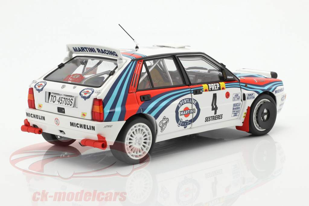 Lancia Delta HF Integrale #4 vinder Rallye Monte Carlo 1992 Auriol, Occelli 1:18 Kyosho