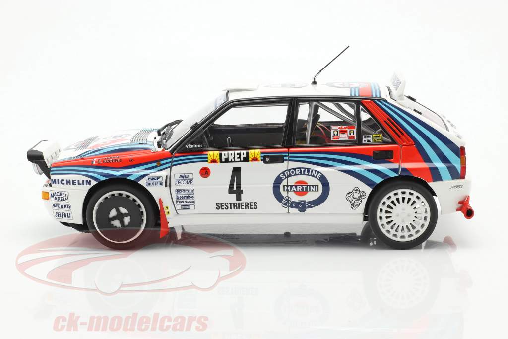 Lancia Delta HF Integrale #4 vinder Rallye Monte Carlo 1992 Auriol, Occelli 1:18 Kyosho
