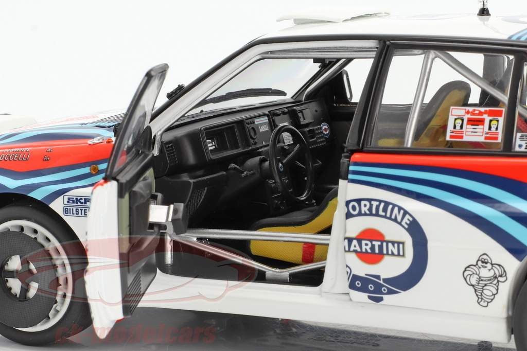 Lancia Delta HF Integrale #4 vinder Rallye Monte Carlo 1992 Auriol, Occelli 1:18 Kyosho