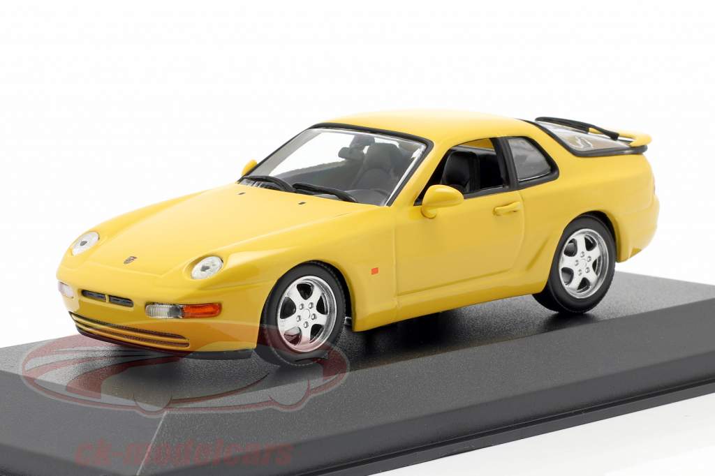 Porsche 968 CS Année de construction 1993 Jaune 1:43 Minichamps