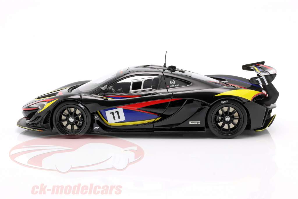 McLaren P1 GTR #11 James Hunt 40th Anniversary 1976 black 1:18 Almost Real