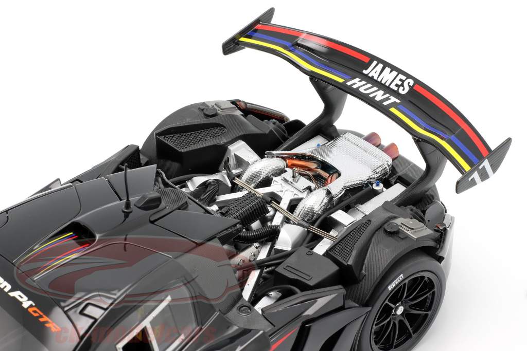 McLaren P1 GTR #11 James Hunt 40e Anniversaire 1976 noir 1:18 Almost Real