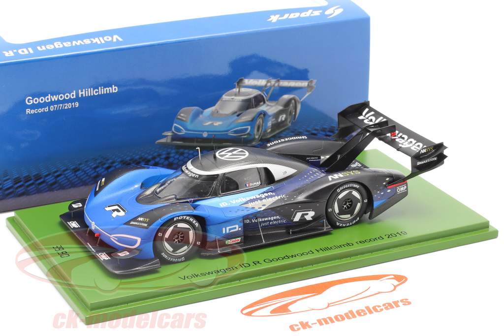 Volkswagen VW ID.R Goodwood Hillclimb Record 2019 R. Dumas 1:43 Spark