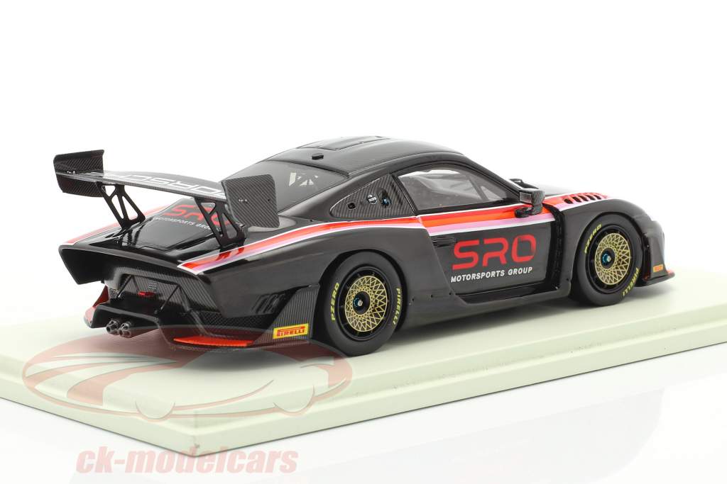 Porsche 935/19 SRO sort / rød / orange / lyserød 1:43 Spark