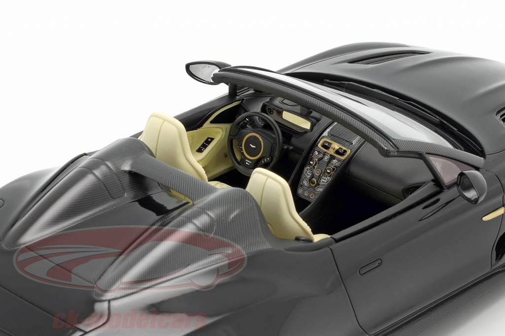 Aston Martin Vanquish Zagato Speedster 2017 焦げ 黒 1:18 TrueScale