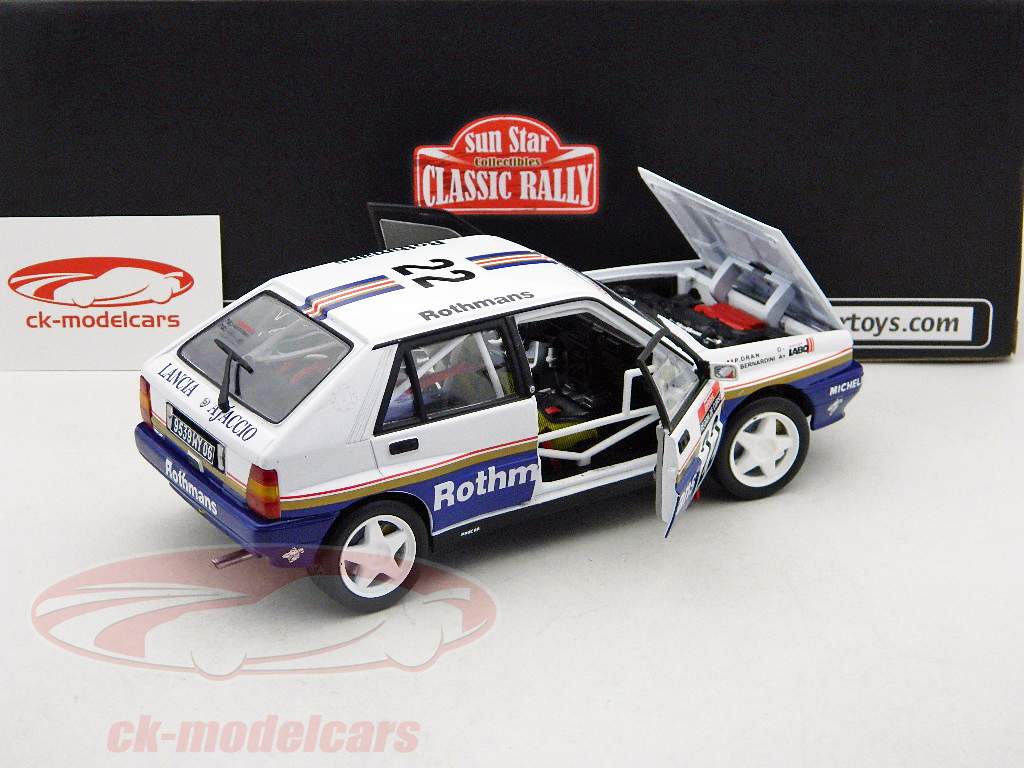 ランチアデルタHFインテグラーレ＃22ベルナルラリーツール·ド·コルス1990 1時18サンスター