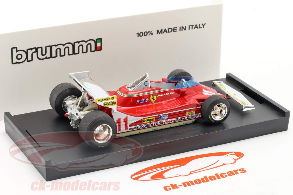 Jody Scheckter Ferrari 312 T4 #11 Weltmeister GP Monaco Formel 1 1979 1:43 Brumm