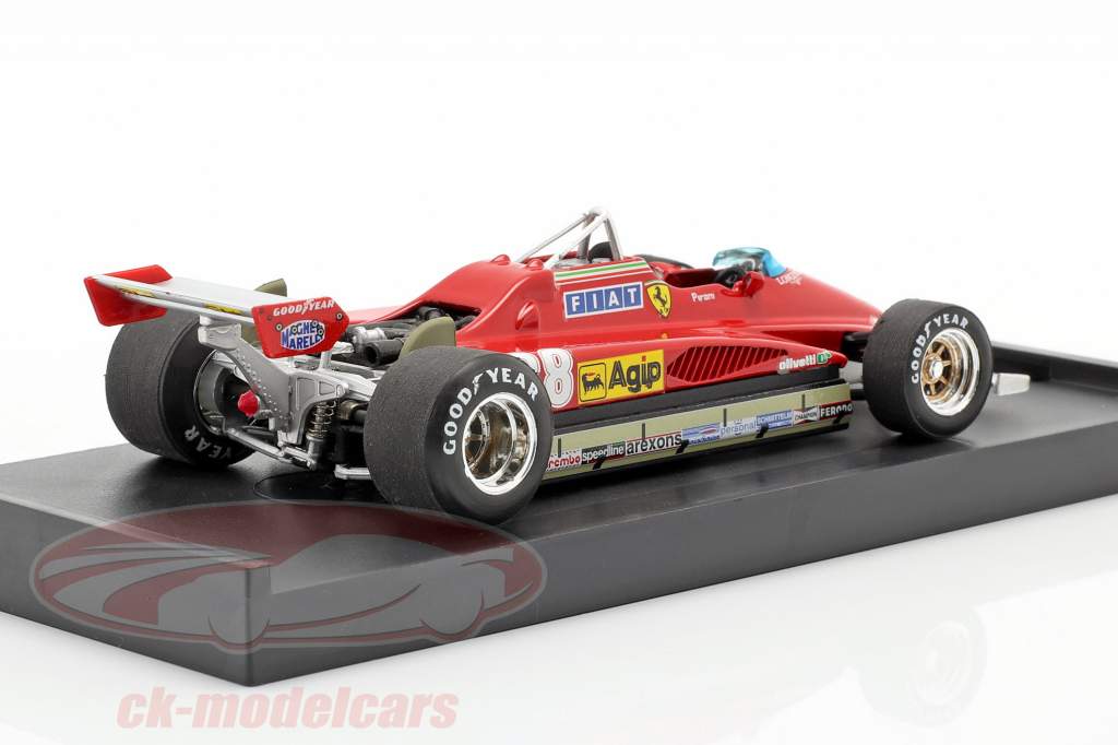 Didier Pironi Ferrari 126C2 #28 Vinder San Marino GP Formel 1 1982 1:43 Brumm