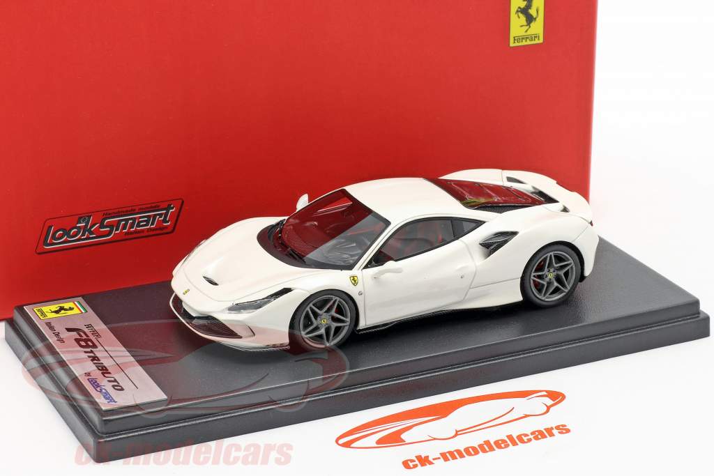 Ferrari F8 Tributo year 2019 fuji white 1:43 LookSmart