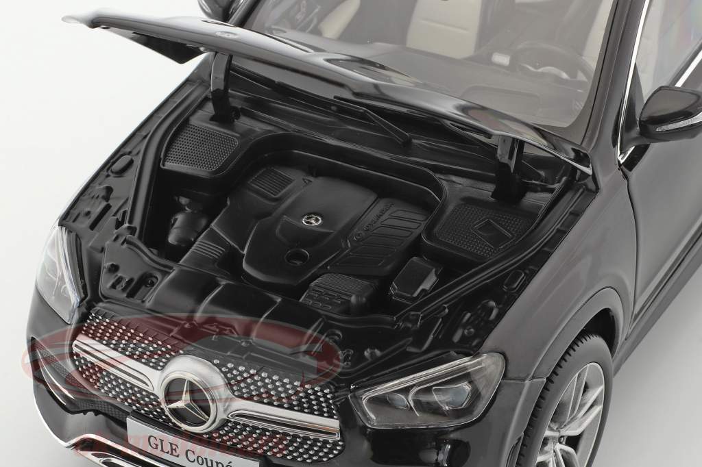 Mercedes-Benz GLE Coupe (C167) 2020 obsidian sort metallisk 1:18 iScale