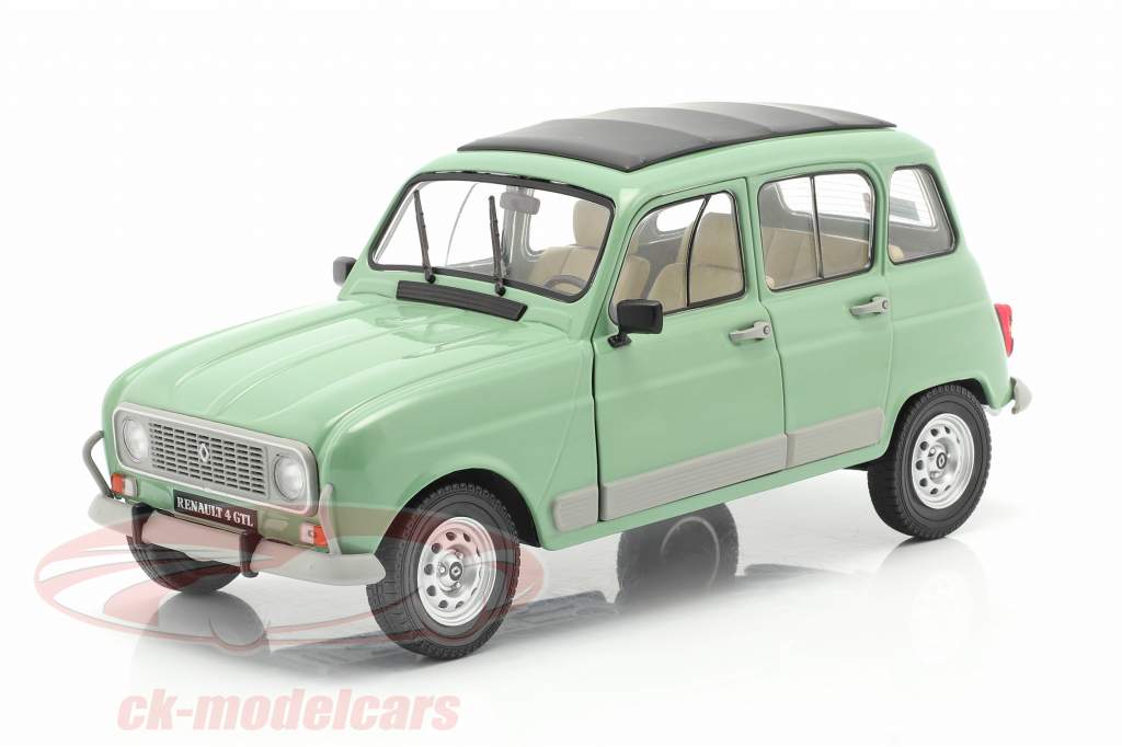 Renault 4L GTL Année de construction 1978 céladon vert 1:18 Solido