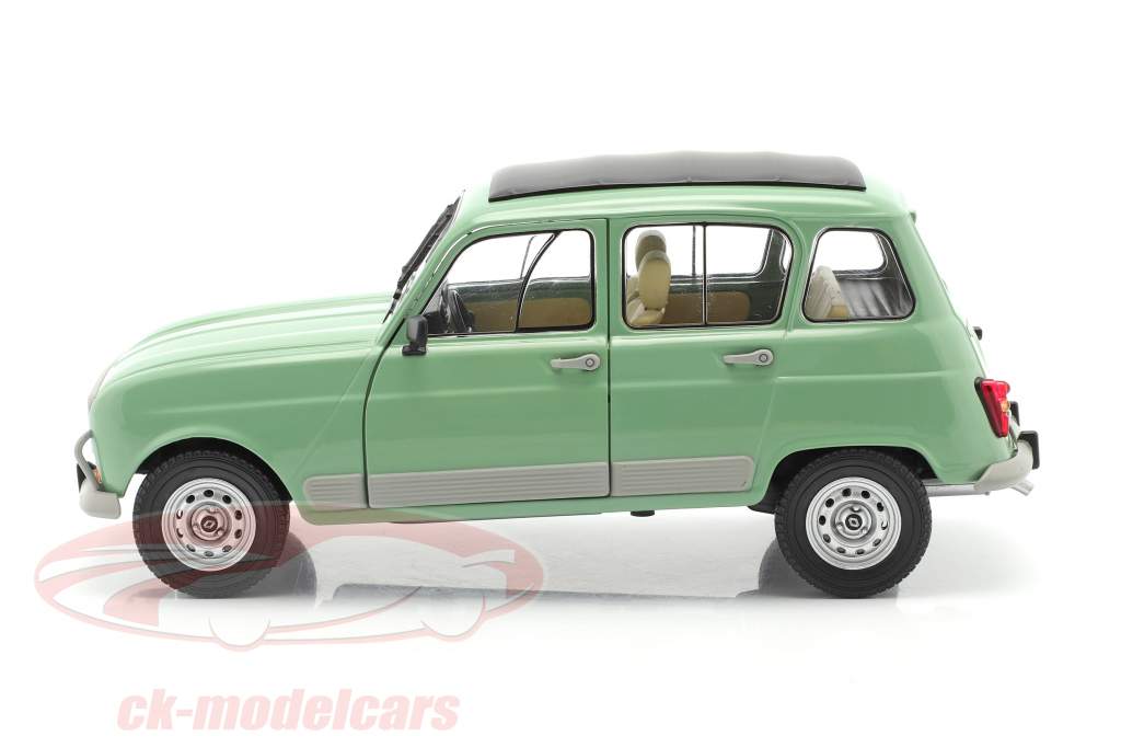 Renault 4L GTL year 1978 celadon green 1:18 Solido