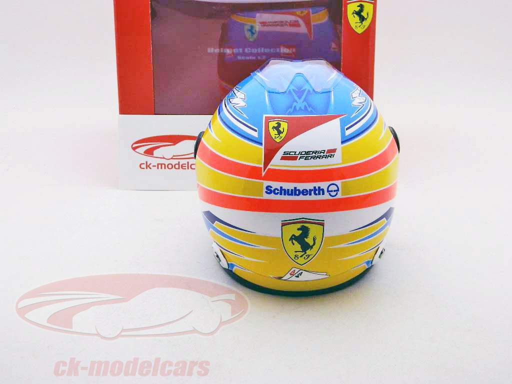 Fernando Alonso Ferrari F2012 Casco Formula 1 2012 1:2 Schuberth