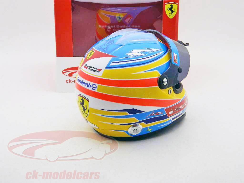 Fernando Alonso Ferrari F2012 Casco Formula 1 2012 1:2 Schuberth
