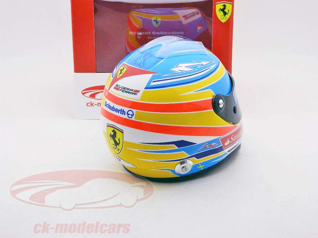 Fernando Alonso Ferrari F2012 Casco Formula 1 2012 1:2 Schuberth