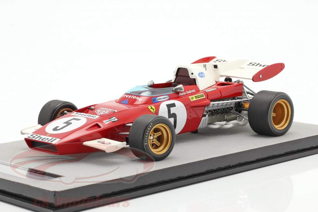 Mario Andretti Ferrari 312B2 #5 4º alemão GP F1 1971 1:18 Tecnomodel