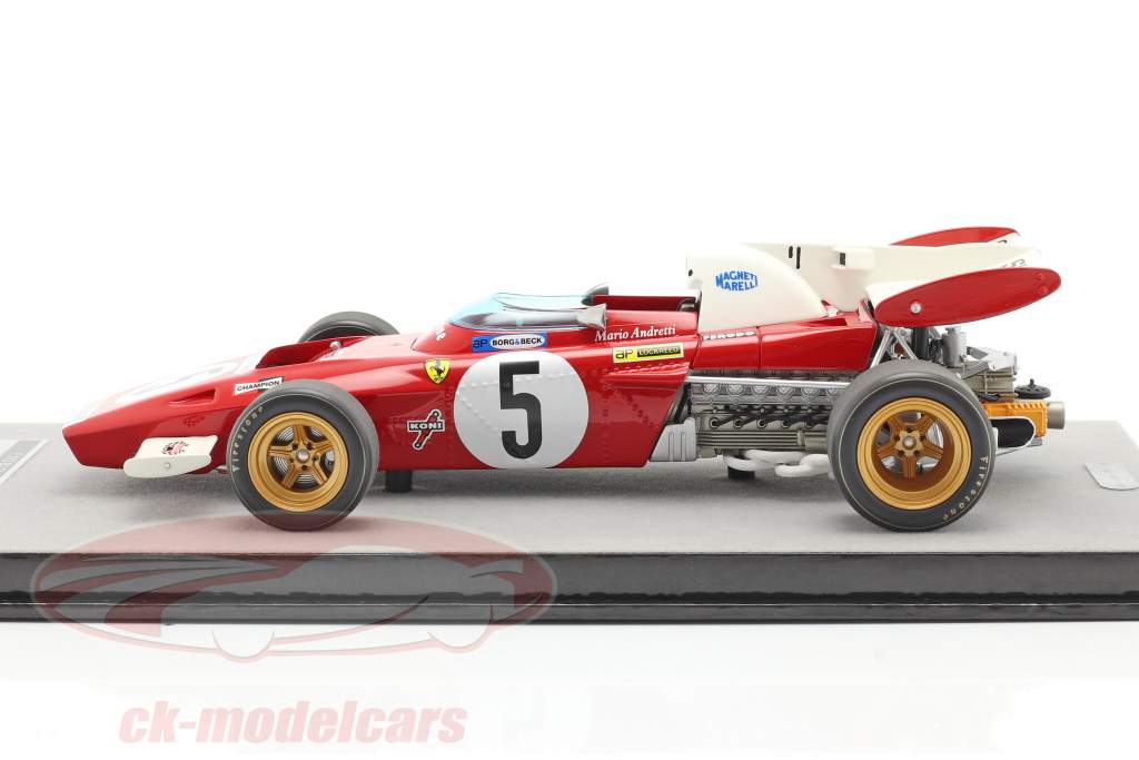 Mario Andretti Ferrari 312B2 #5 4º alemão GP F1 1971 1:18 Tecnomodel
