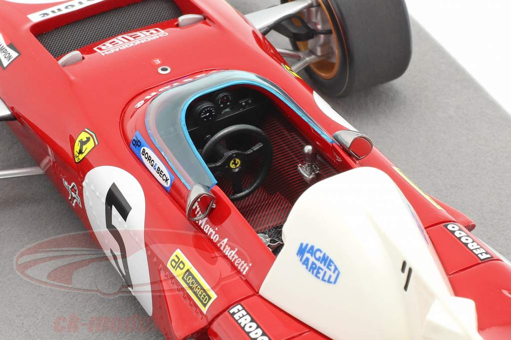Mario Andretti Ferrari 312B2 #5 4º alemão GP F1 1971 1:18 Tecnomodel
