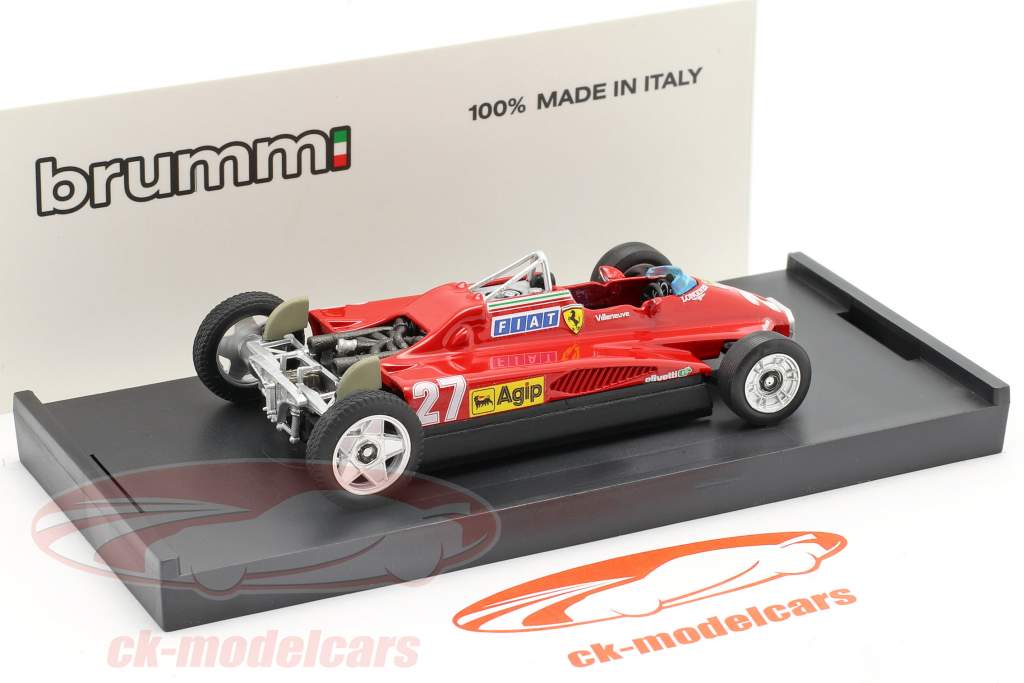 Gilles Villeneuve Ferrari 126C2 #27 Vervoer Versie 1:43 Brumm