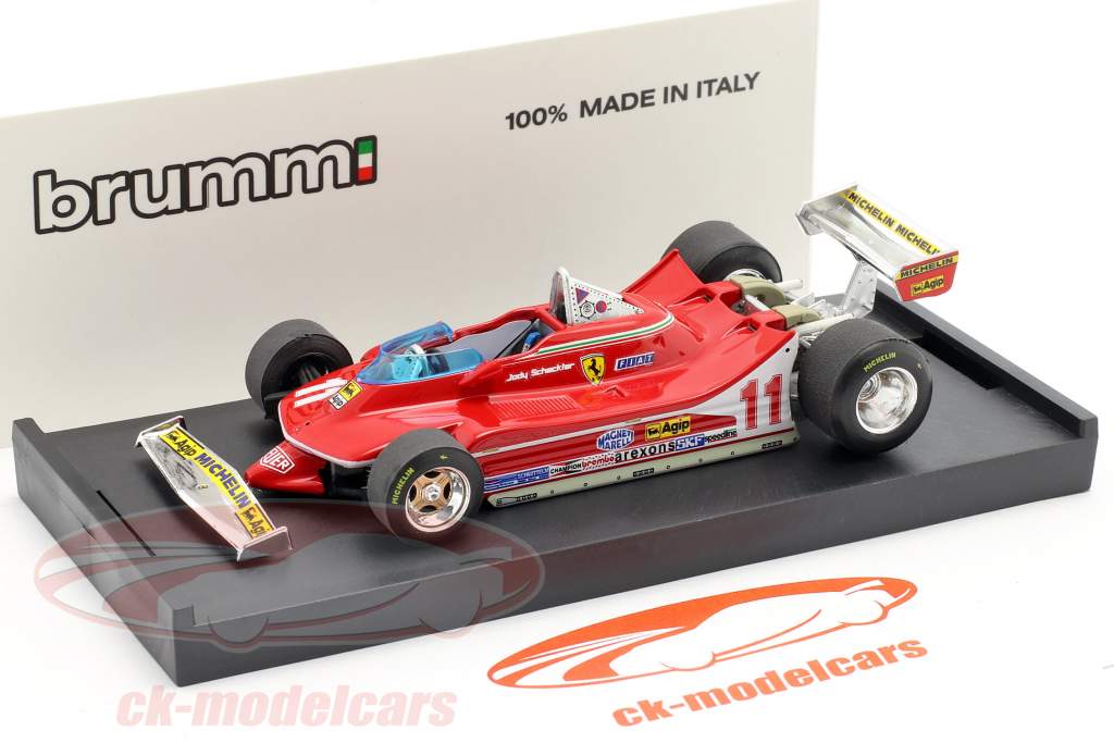 J. Scheckter Ferrari 312 T4 #11 Campione del Mondo GP Italia Formula 1 1979 1:43 Brumm