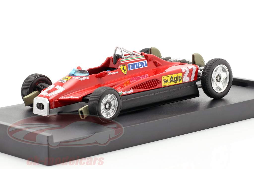 Gilles Villeneuve Ferrari 126C2 #27 Vervoer Versie 1:43 Brumm