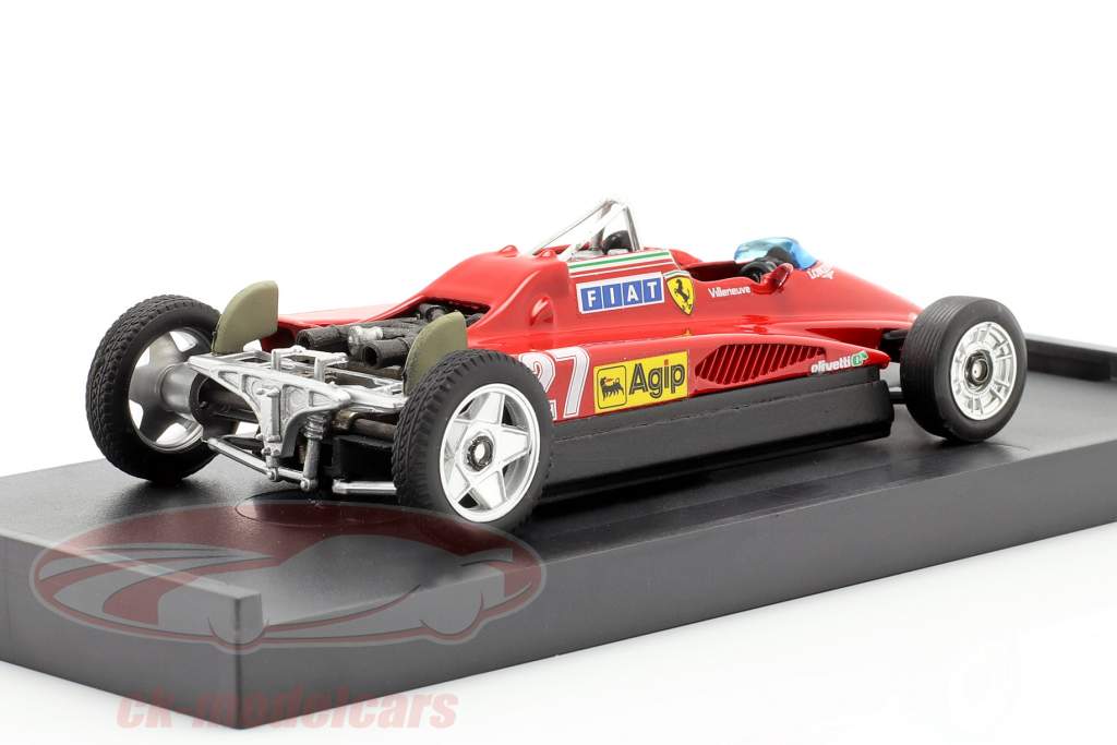Gilles Villeneuve Ferrari 126C2 #27 Vervoer Versie 1:43 Brumm
