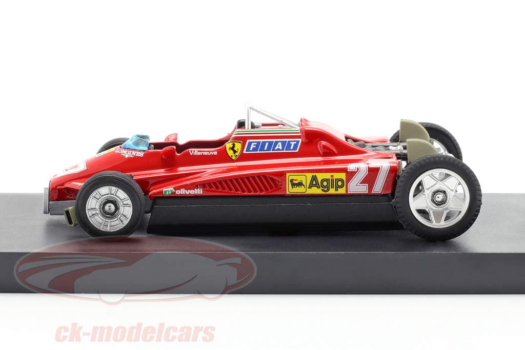 Gilles Villeneuve Ferrari 126C2 #27 Vervoer Versie 1:43 Brumm