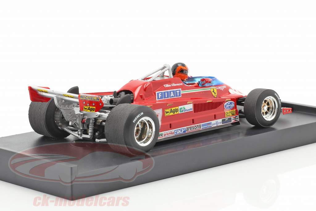 brumm1/43フェラーリ126C Turbo 1981 Gビルヌーブ Brumm 1:43 G.ビルヌーブフェラーリ126CK＃27 GPモナコ