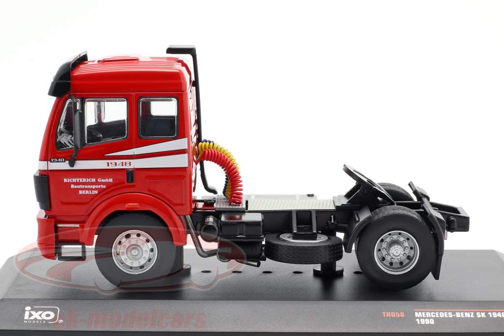 Mercedes-Benz SK 1948 lastbil Byggeår 1990 rød 1:43 Ixo