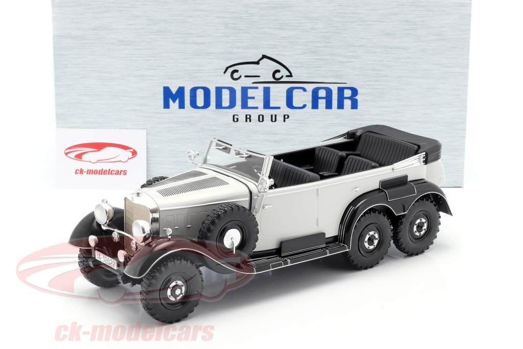 Mercedes-Benz G4 (W31) Anno di costruzione 1934-1939 grigio chiaro 1:18 ModelCar Group