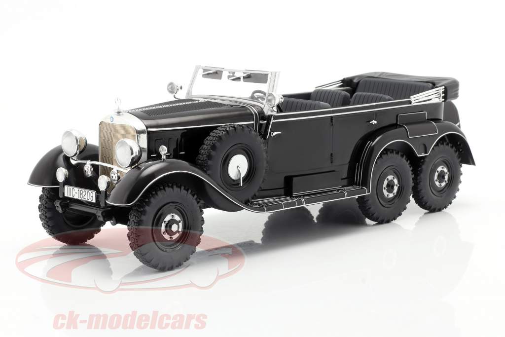 Mercedes-Benz G4 (W31) Byggeår 1934-1939 sort 1:18 ModelCar Group