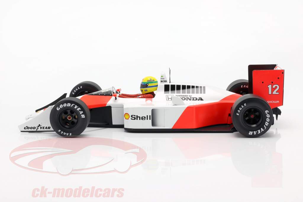 Ayrton Senna McLaren MP4/4 #12 Verdensmester formel 1 1988 1:12 Minichamps