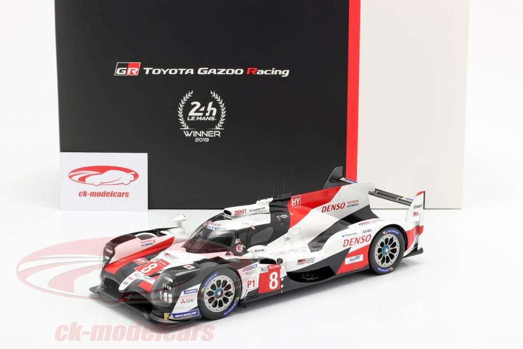 Toyota TS050 Hybrid #8 Winner 24h LeMans 2019 with showcase 1:18 Spark