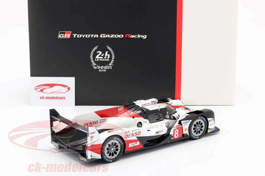 Toyota TS050 Hybrid #8 Gagnant 24h LeMans 2019 Avec Vitrine 1:18 Spark