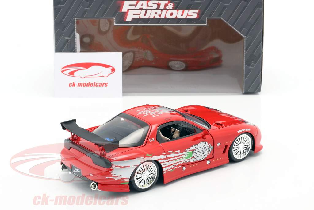 Dom's Mazda RX-7 Fast and Furious 赤 1:24 Jada Toys